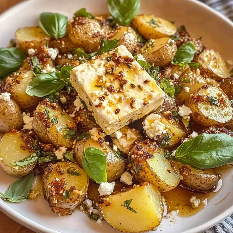 Baked Feta Potatoes