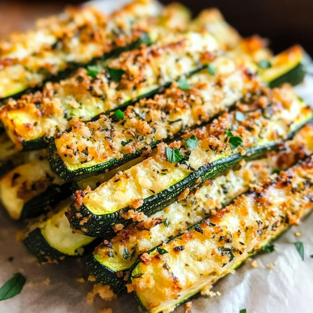 Baked Parmesan Zucchini Fries