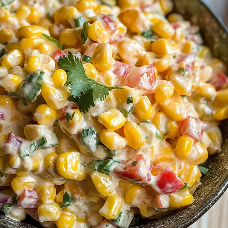 Creamy Corn Salad Recipe