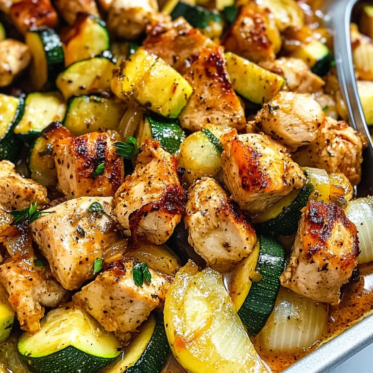 Easy Baked Chicken and Zucchini Recipe