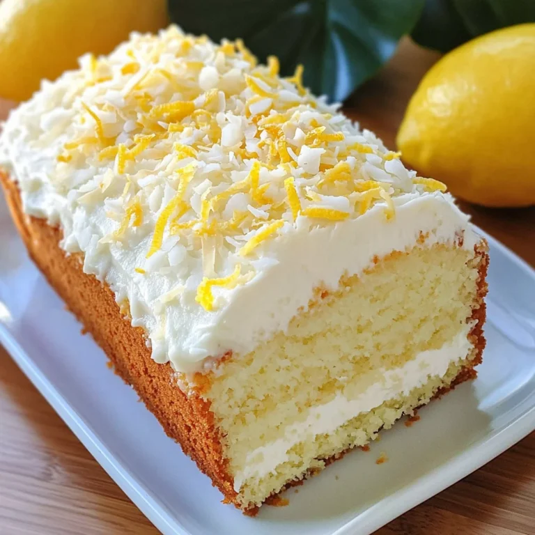 Lemon Coconut Cake
