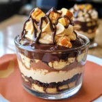 Mini Reese's Chocolate Peanut Butter Cheesecake Trifles