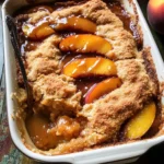 Old School Easy Brown Sugar Peach Cobbler