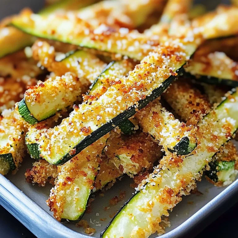 Parmesan Zucchini Fries