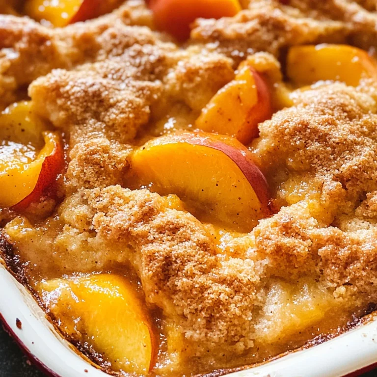Peach Cobbler Recipe