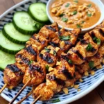 Thai Chicken Sate with Peanut Sauce