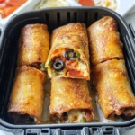 Air Fryer Pizza Egg Rolls