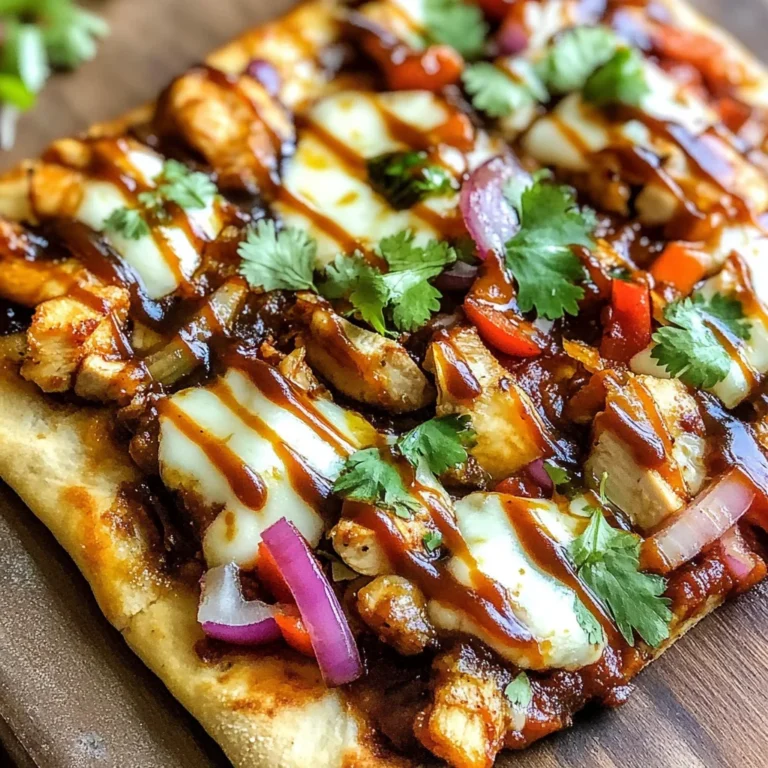 BBQ Chicken Flatbread