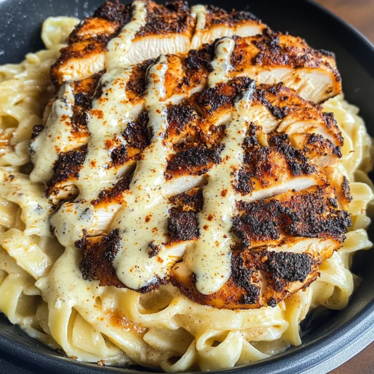 Blackened Cajun Chicken Alfredo