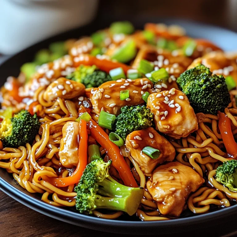 Chicken Teriyaki Noodles