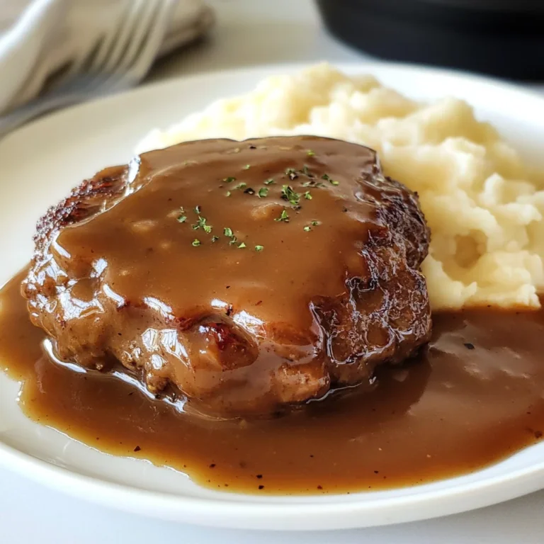 Easy Salisbury Steak Recipe