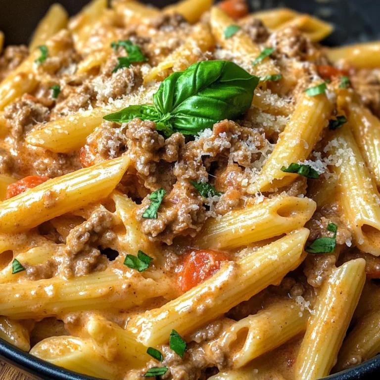 High Protein Creamy Beef Pasta Recipe for Quick Weeknight Dinners
