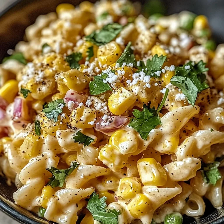 Mexican Street Corn Pasta Salad is a must-try dish!
