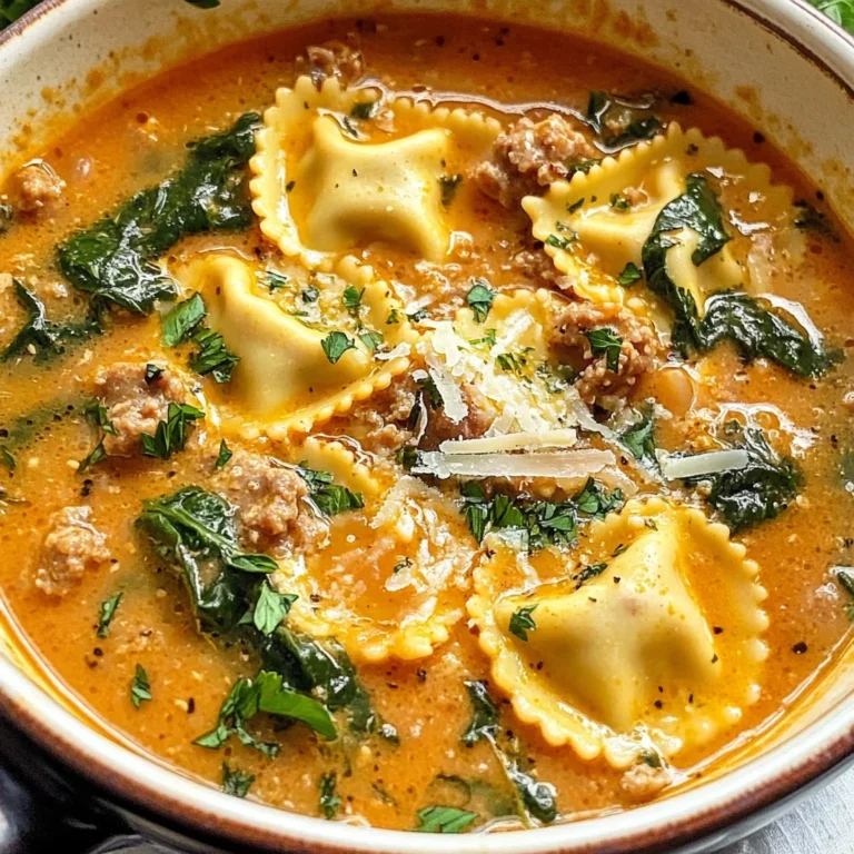 Ravioli Soup