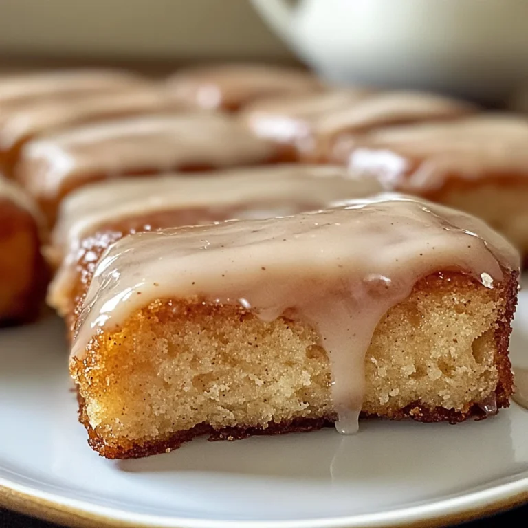 Soft Baked Maple Donut Bars