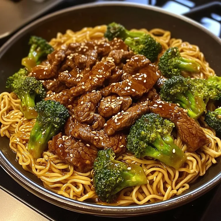 Beef, Broccoli & Noodle Stir-Fry