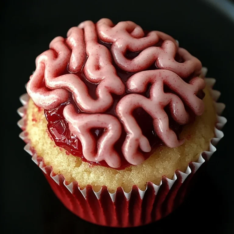 Bleeding Brain Cupcakes