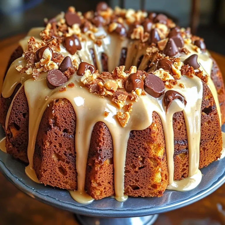 Butterfinger Bundt Cake