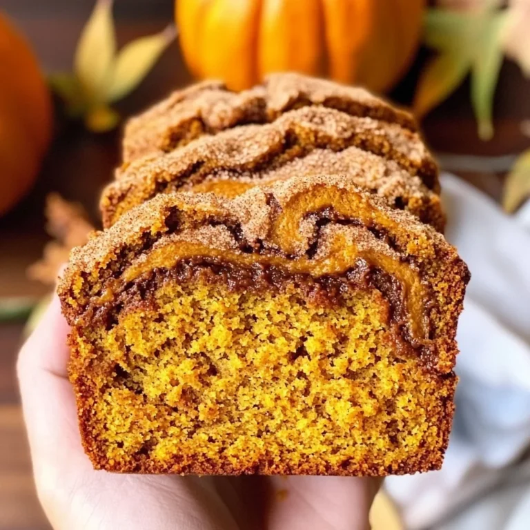 Cinnamon Swirl Pumpkin Bread Mini Loaves