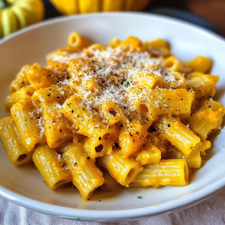 Creamy Parmesan Pumpkin Pasta