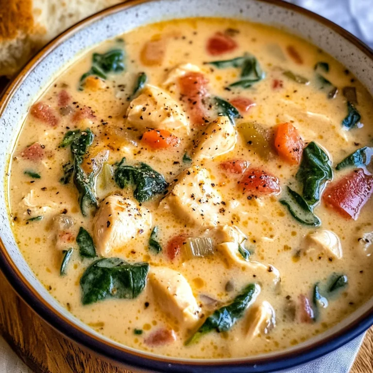 Creamy Tuscan Chicken Soup