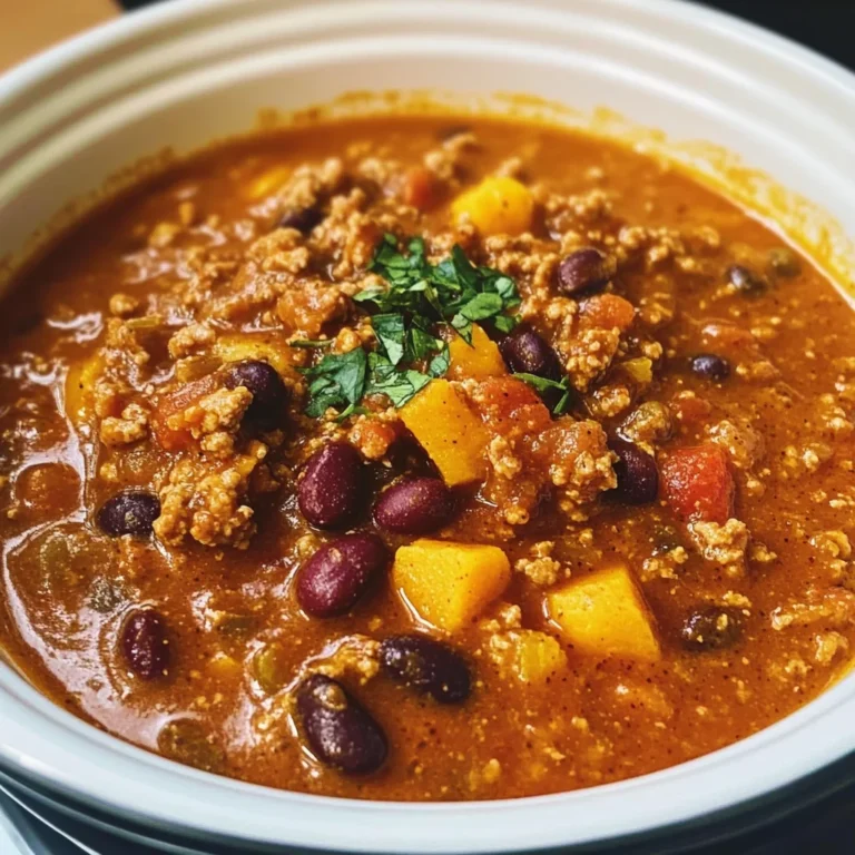 Crockpot Pumpkin Chili