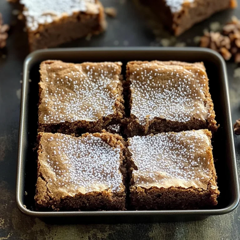 Gingerbread Brownies