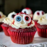 Halloween Augapfel Cupcakes