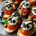 Halloween Bruschetta Appetizer