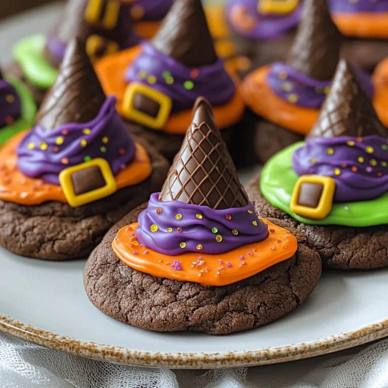 Halloween Witch Hat Cookies