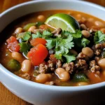 Pinto Beans Green Chile And Beef Soup