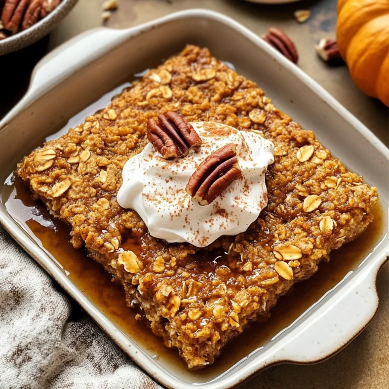 Pumpkin Baked Oatmeal