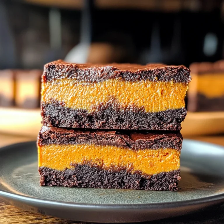 Pumpkin Brownies