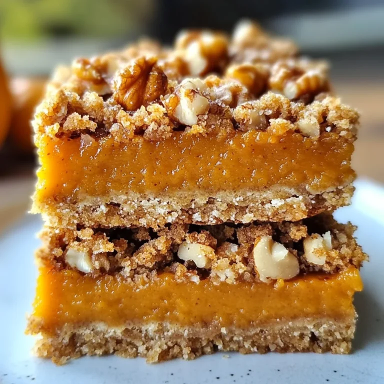 Pumpkin Pie Crumble Bars – Easy Fall Dessert Recipe