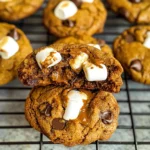 Pumpkin S'mores Cookies