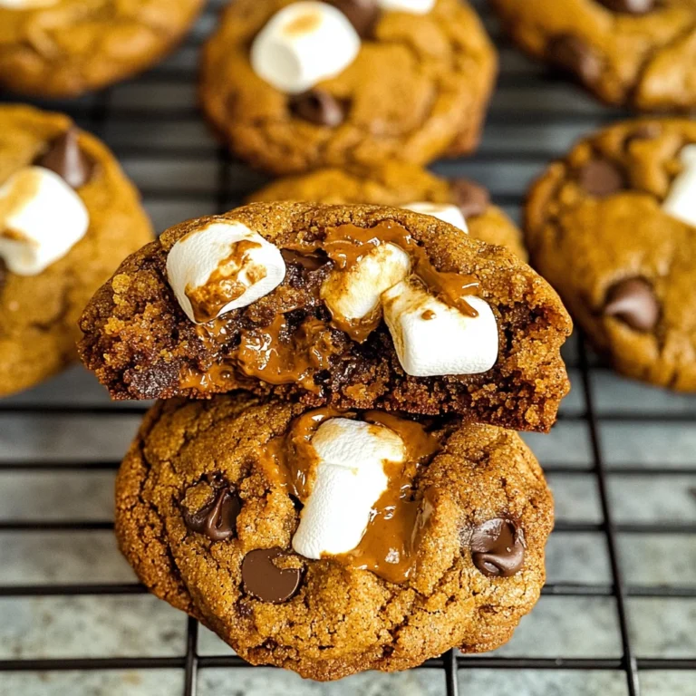 Pumpkin S'mores Cookies