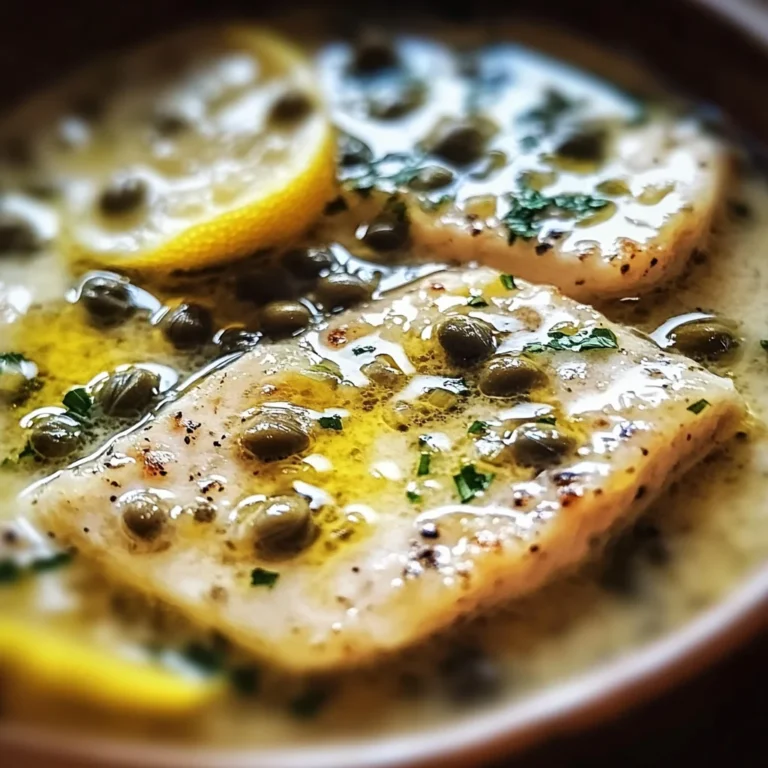 Simple Lemon Caper Sauce