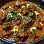 Slow-Cooked Lamb Rogan Josh with Kashmiri Chili and Yogurt