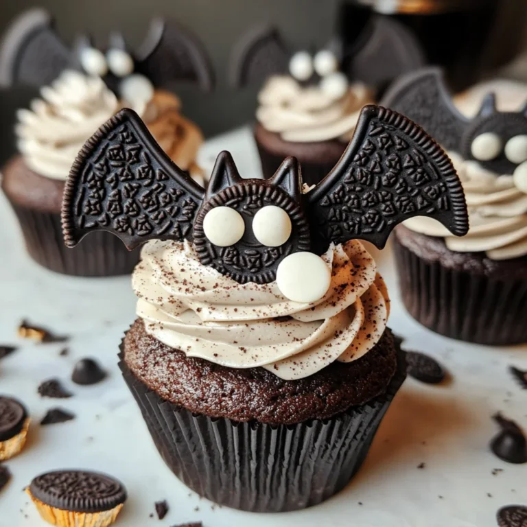 Vegan Oreo Bat Cupcakes