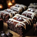 spooky mummy brownies