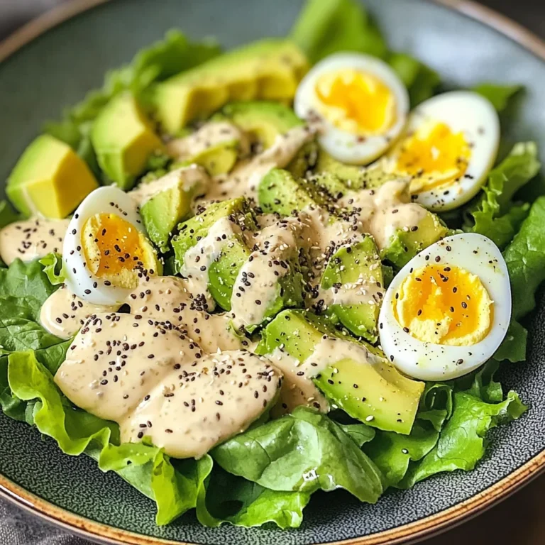 Creamy Avocado & Egg Salad