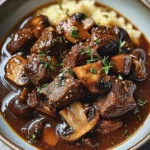 French Countryside Beef and Mushroom Stew