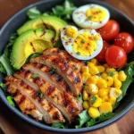 Grilled Chicken Power Bowl with Avocado & Corn