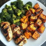 Grilled Chicken & Roasted Sweet Potato Power Plate