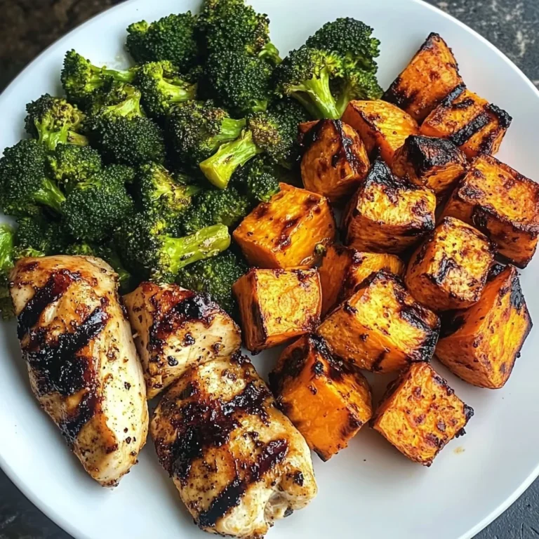 Grilled Chicken & Roasted Sweet Potato Power Plate