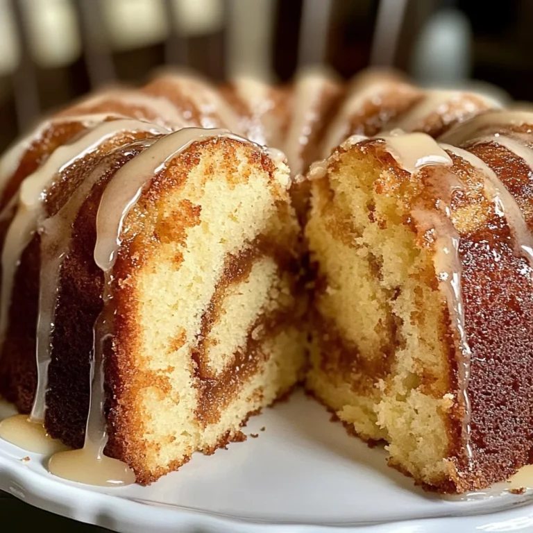 Honey Bun Pound Cake
