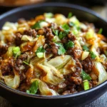 Mongolian Beef and Cabbage Bowl