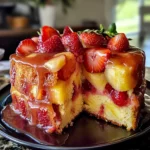 Strawberry Pineapple Pound Cake Recipe