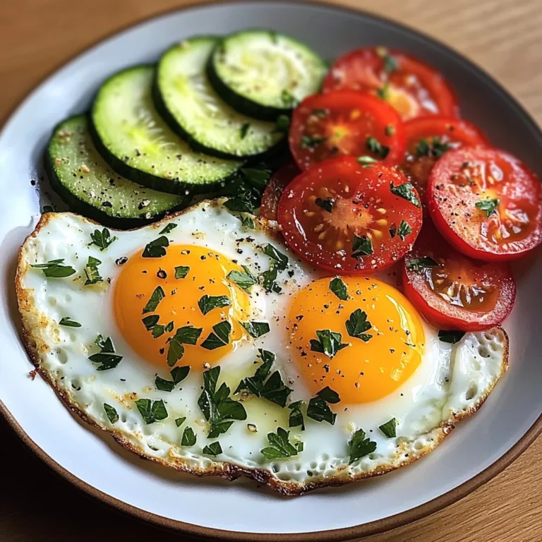 Sunny Egg & Veggie Plate with Cheese & Herbs